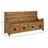 Keemia Reclaimed Pine Storage Bench, Natural