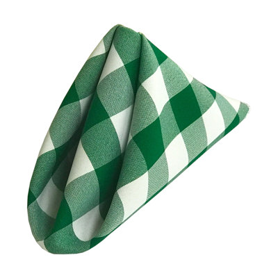 Serviette à motif carreauté de 18 po Huertas