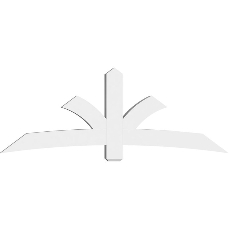 Support pour pignon Davenport, H 31,5 po x l 84 po (pas: 9/12), P 6 po x F 6 po, PVC