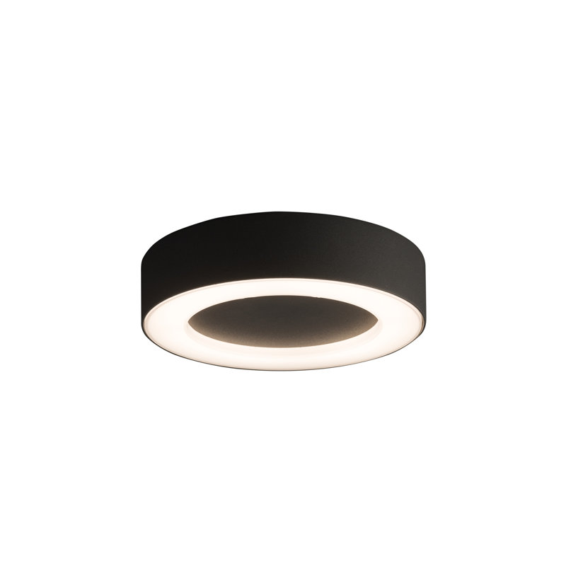 Goble Black LED Outdoor Flush Mount