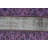Hand-Knotted Overdyed Vintage Turkish Patchwork Rug in Brown Wool for Small Entry Space