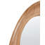 Solid Wood Irregular Floor Mirror