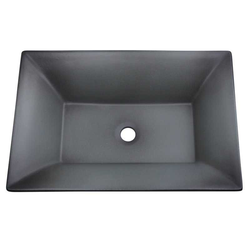 Regatta 24.25'' L Bathroom Sink, Bluff Concrete