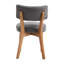 46 cm H Linen Side Chair in Grey