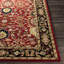 Tapis oriental en laine bourgogne et noir touffeté à la main Graziani-19600845