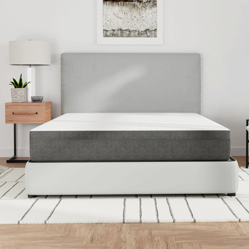 10" Rose Medium Gel Memory Foam Mattress With Edge Support And Air Grid, Full 