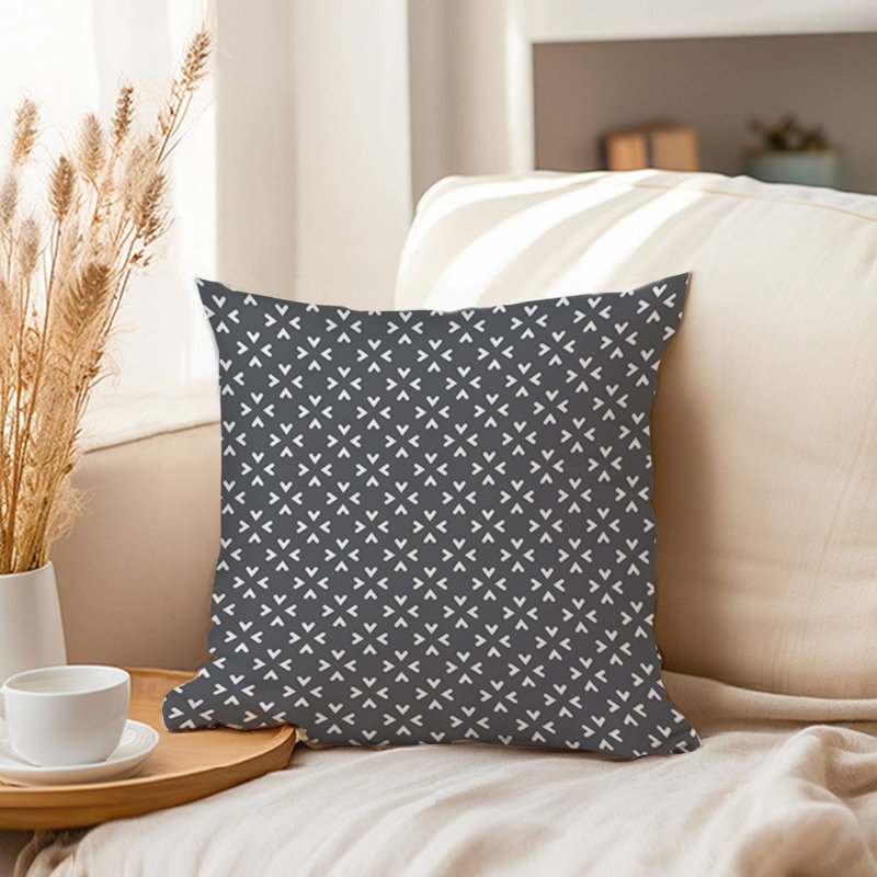Abstract Gray Pattern II Patterns Modern, 20"H x 20"W