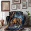 Dreamy Golden Cauldron - 1 pièce Sherpa Premium - reproduction d'art luxueuse-97620876