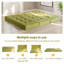 Tri-Fold Velours côtelé 6 po-410201669-410396080