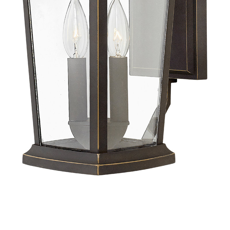 Bromley 2-Light Outdoor Wall Lantern, Oil Rubbed Bronze