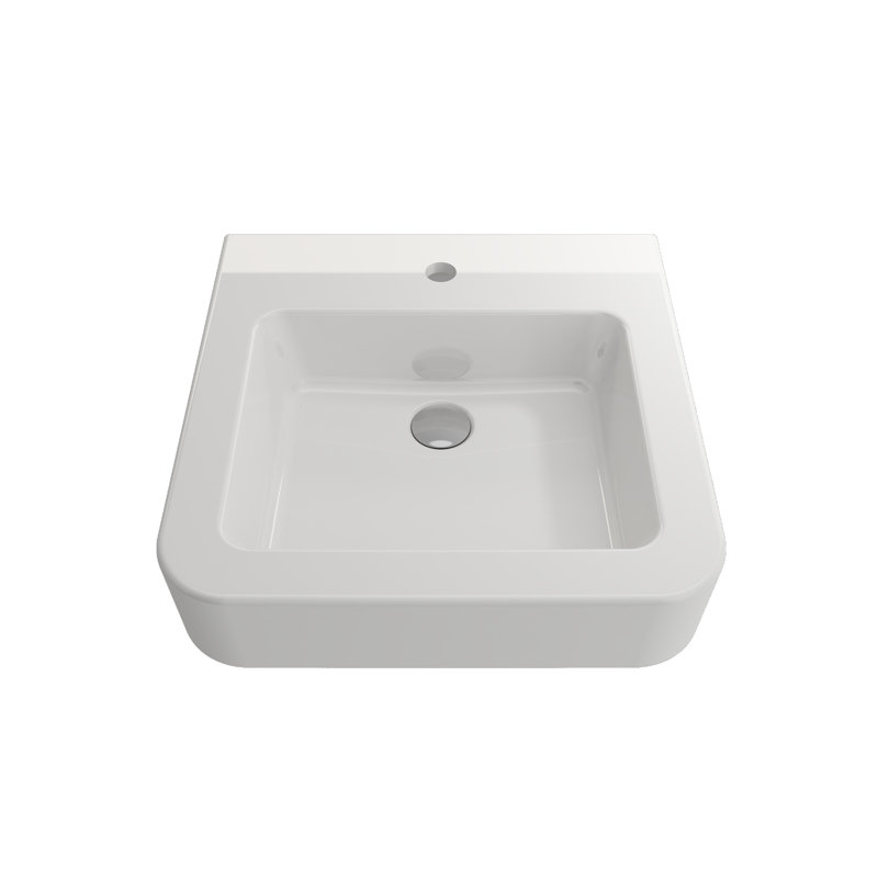 Parma 19.69'' L Bathroom Sink, White