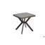 Table d'appoint en aluminium coulé