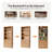 78"H X 33.5"W Transitional Solid Wood Frame Bookcase with Multi-Purpose Shelf-461590523