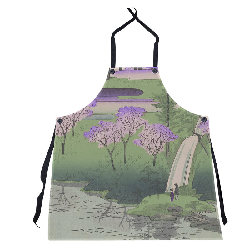 Tablier de bassin chiyogaike utagawa hiroshige, Mauve
