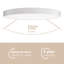 Plafonnier encastré rond de 11 po à DEL de 21 po Builder Essential de 2 050 lumens avec sélection 5-CCT 2700-3000-3500-4000-5000K en nickel brossé-127418257-127418256-127418316