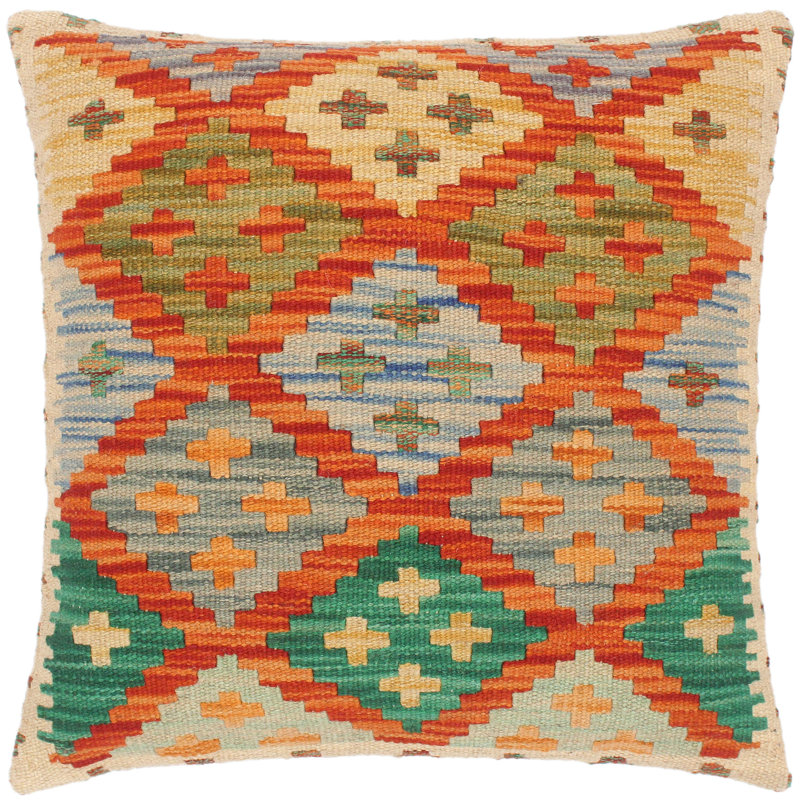 Housse et insert de coussin en laine tissé à la main Shabby Elegance