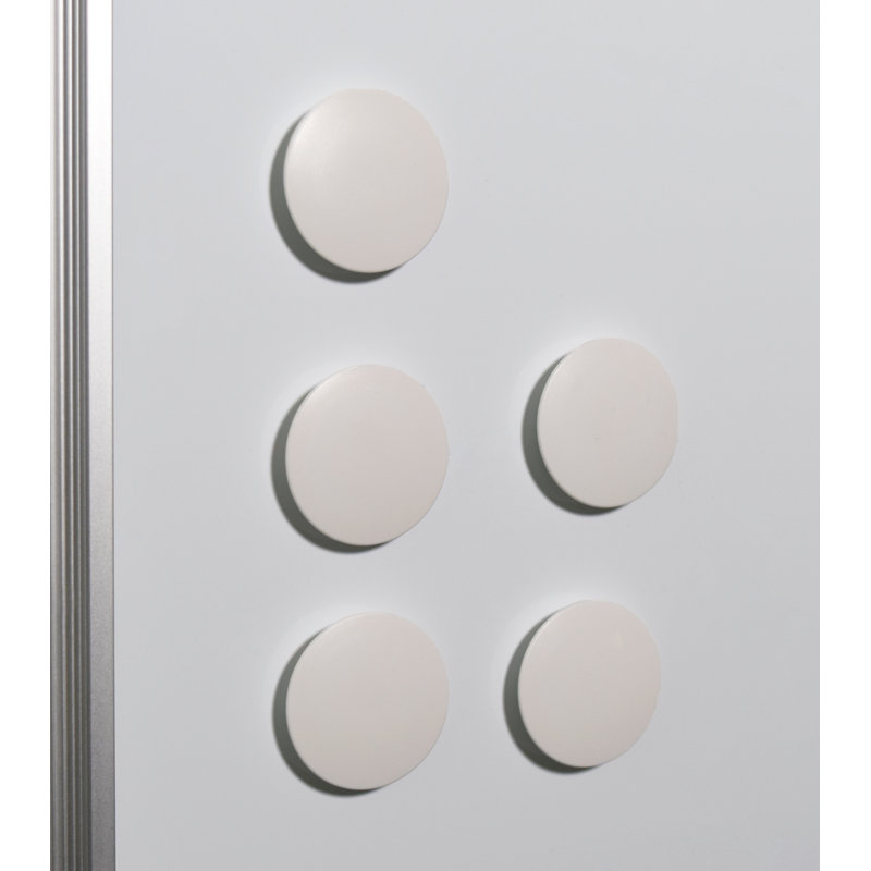 Audio-Visual Direct Plastic / Acrylic Magnetic & Lettering, White