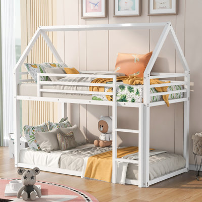 Bansom Kids Twin Over Twin Bunk Bed