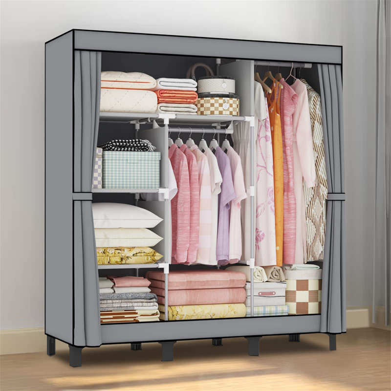 URBNLIVING Metal Wardrobe