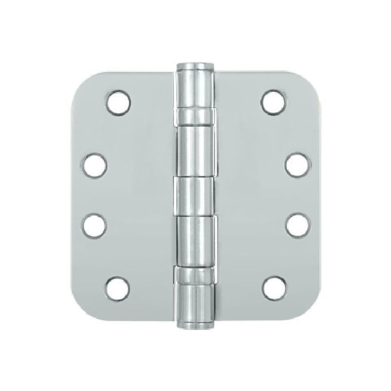 Steel Hinge, Polished Chrome, Steel