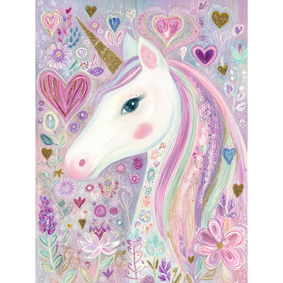 «Heart Mane», art mural sur toile tendue