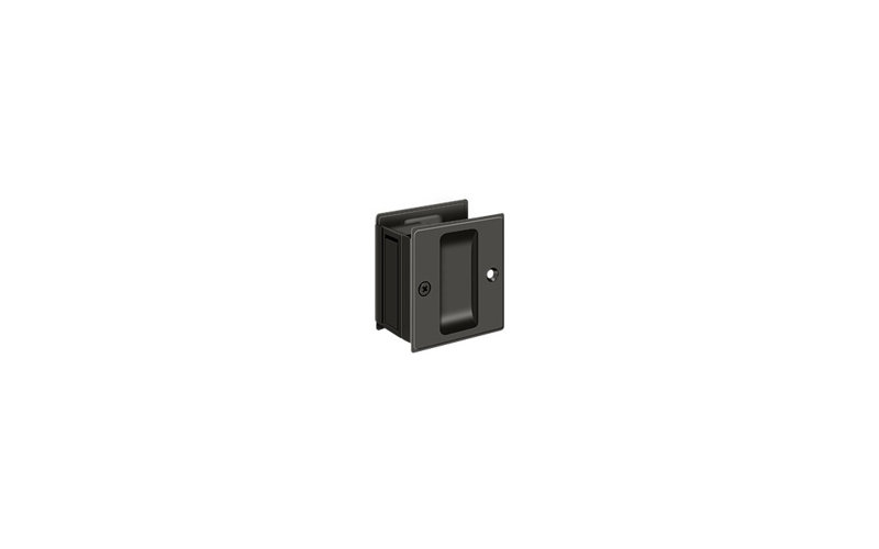 Pocket Door Hardware, Oil-Rubber Bronze