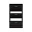 Range-chaussures, 3 portes, 3 tablettes, wengé noir-1081257507