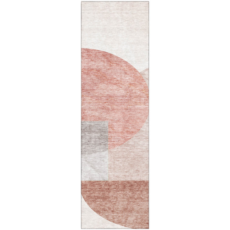 Premium Machine Washable Prisco Copper Rug