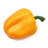 Polystyrene Foam Weighted Bell Peppers - Set of 12 - Yellow