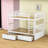 Ezai Full Over Full 2 Drawers Standard Bunk Bed by Harriet Bee-1655489894