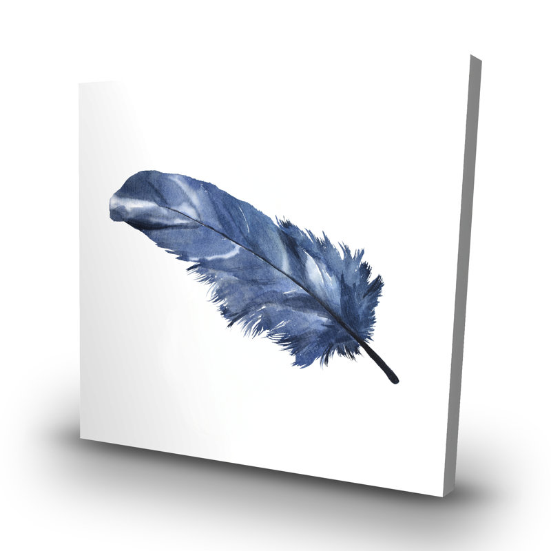 feather - 32"x32" art on canvas