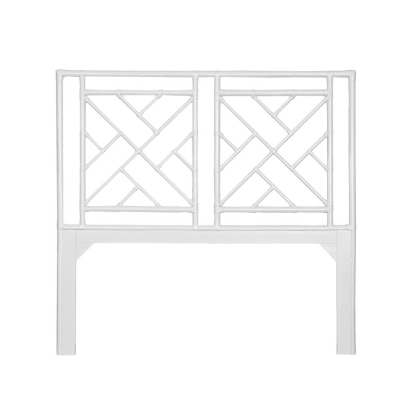 Alden Open-Frame Headboard, Queen, White