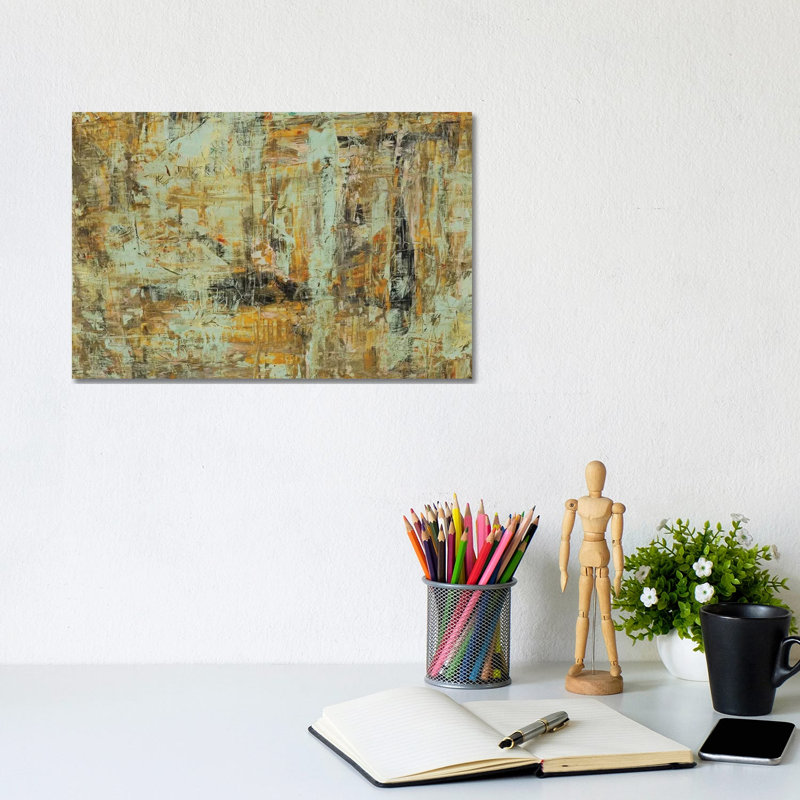 Riding The Dust II by Hilario Gutierrez - Wrapped Canvas Painting, 20.32 cm H x 30.48 cm W