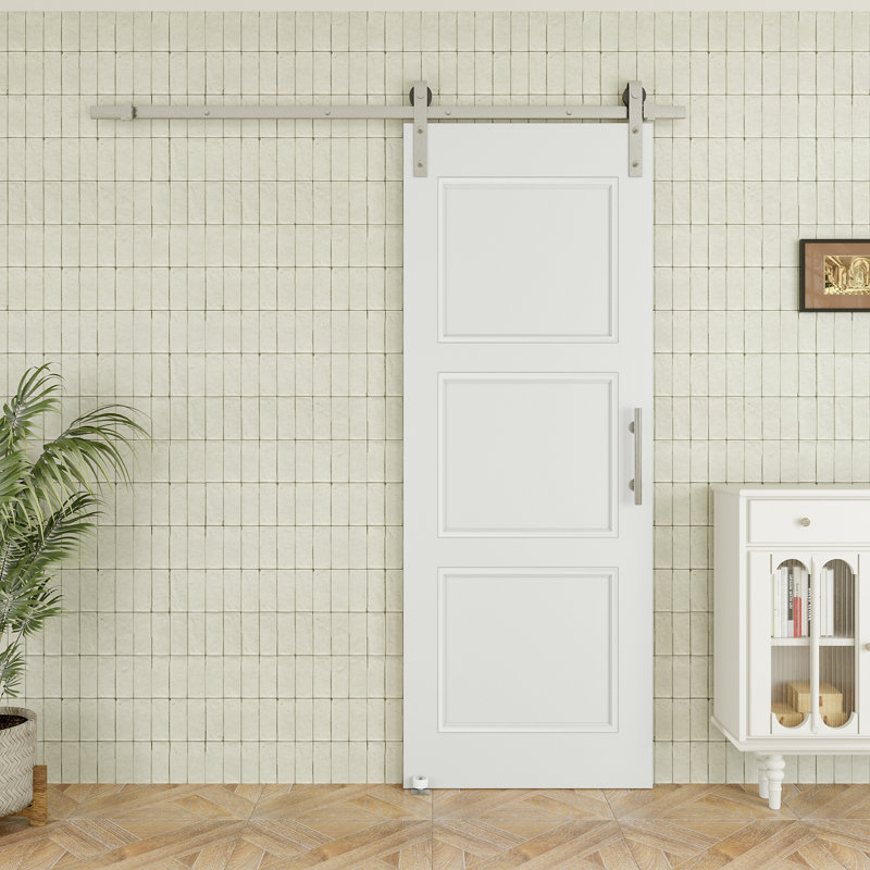 Porte de grange coulissante en bois 80 po H 3 po, 32 po x 80 po