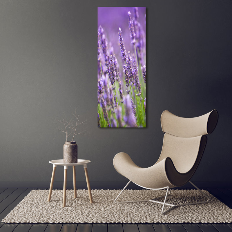Lavender field 1 Piece Wrapped Canvas Wall Art
