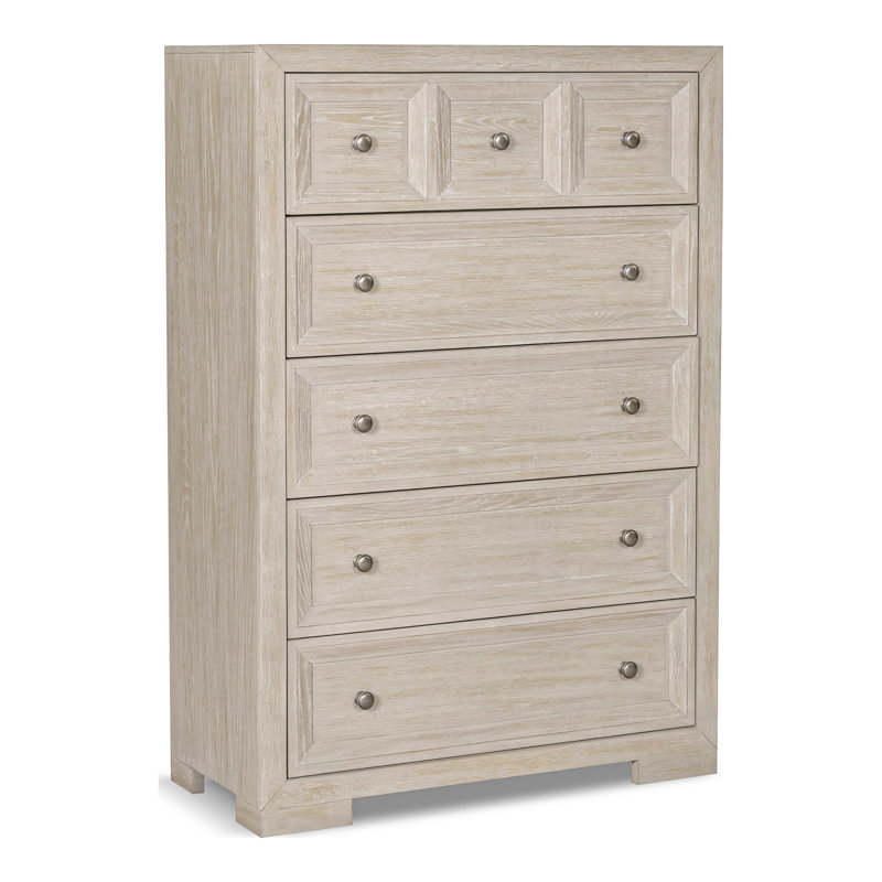 Schell 5-Drawer Chest, Beige