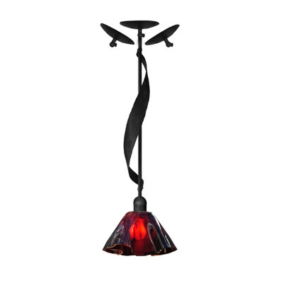 Sapin Handcrafted Glass 1-Light Pendant