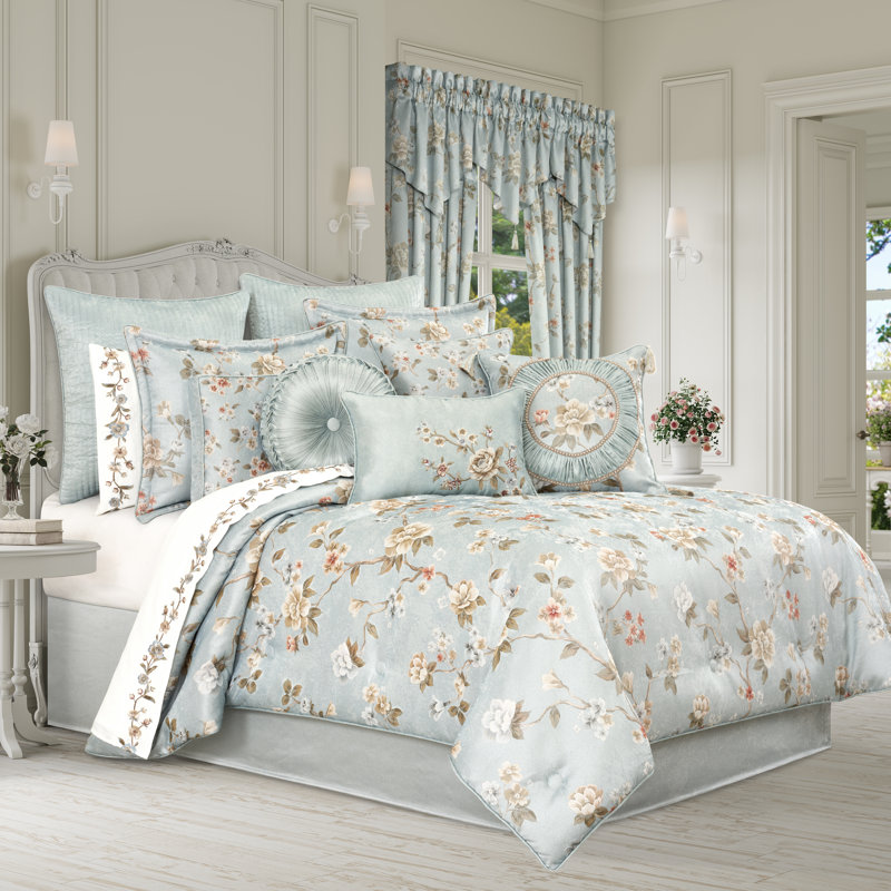 Prestige California King 4Pc. Comforter Set Spa, Queen Comforter + 2 Standard Shams