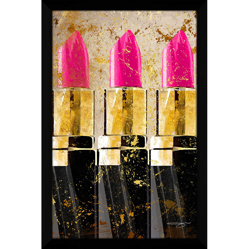 « rose des lèvres », impression encadrée, H 51,5 po x l 35,5 po x P 0,75 po
