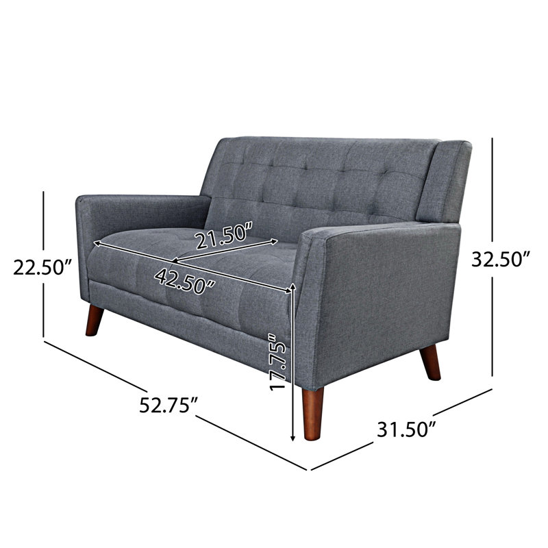 Causeuse, Gris foncé