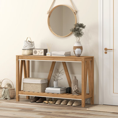Rakira Modern Farmhouse Console Table