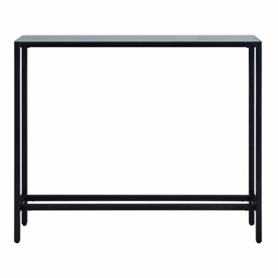 Narrow Mini Console Table with Mirrored Top - Sleek and Versatile for Small Spaces, Perfect for Display and Storage by Latitude Run