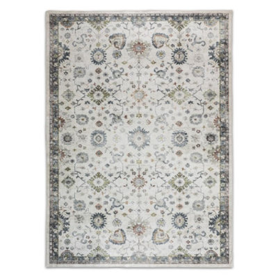 Brio Patterned Washable Non Slip Modern Rug