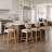 Upholstered Counter Stool with Handwoven Back-66868276