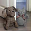 Nicola Spring - Cat & Dog Door Stops Set - Milo & Jasper