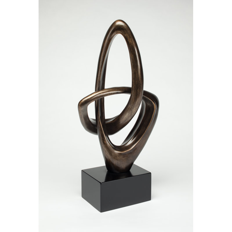 Hand Painted Abstract Decorative Object