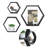 Emeria 3 Piece Hexagon Floating Shelf-633166846