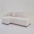 Wool Left Facing Sectional Sofa With Chaise-1541108971-1541108973