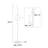 Inita Metal Freestanding 6 - Hook Coat Rack-1304196620
