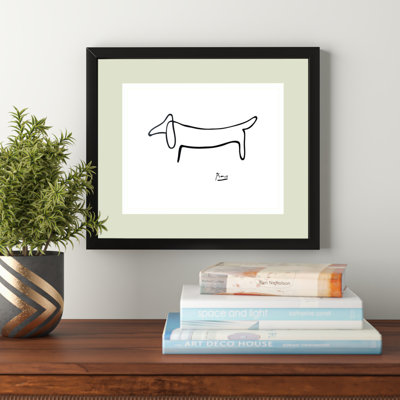 «Midtown Le Chien» par Pablo Picasso, reproduction d'art sur papier